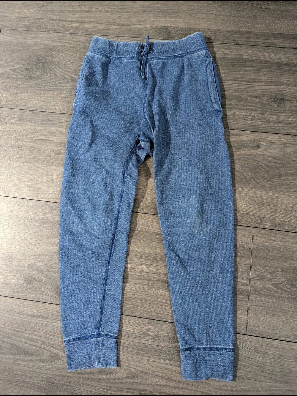 GAP Kids Lived-In Style Heather Blue Jogger Sweatpants